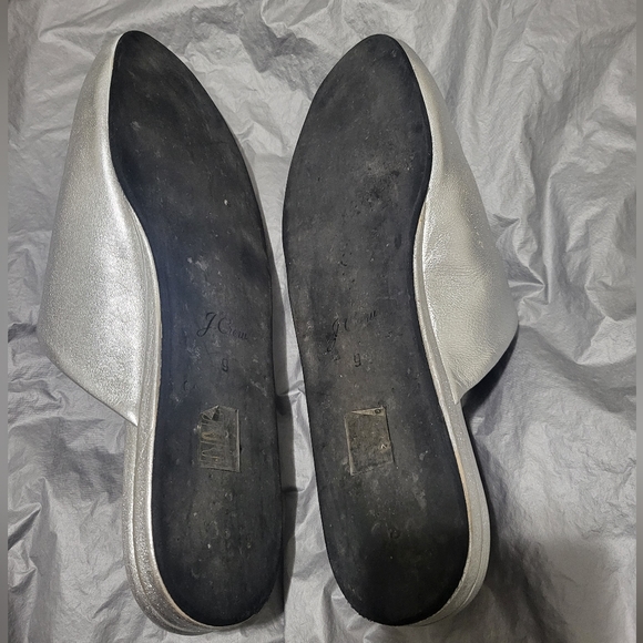 Jcrew Metallic Slip On Mules - Picture 9 of 10